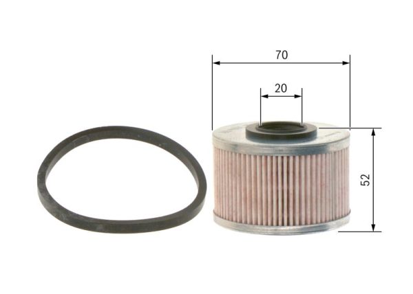 Filtro carburante Bosch 1457429657 per Renault Dacia motori diesel