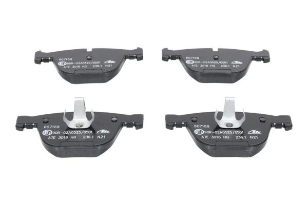 Kit pastiglie freno ATE 7169.2 anteriori per BMW Serie 1 E82 Serie 3 E90 E92 Serie 5 E60 X5 E70 X6 E71